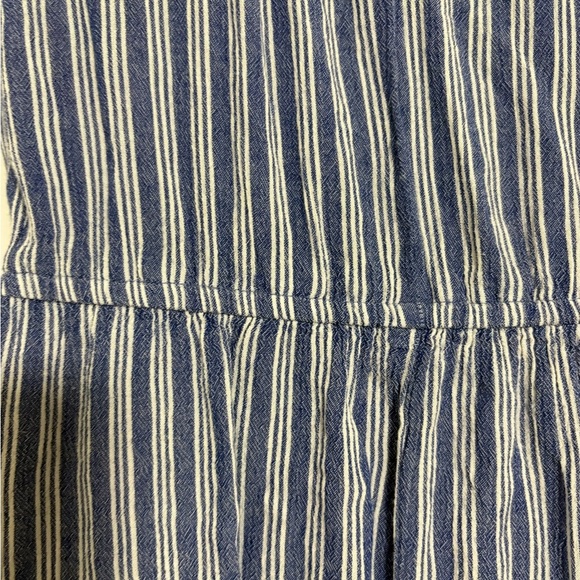 American Eagle Blue Striped Wrap Short Summer‎ Mini Dress Size Small - Picture 8 of 13